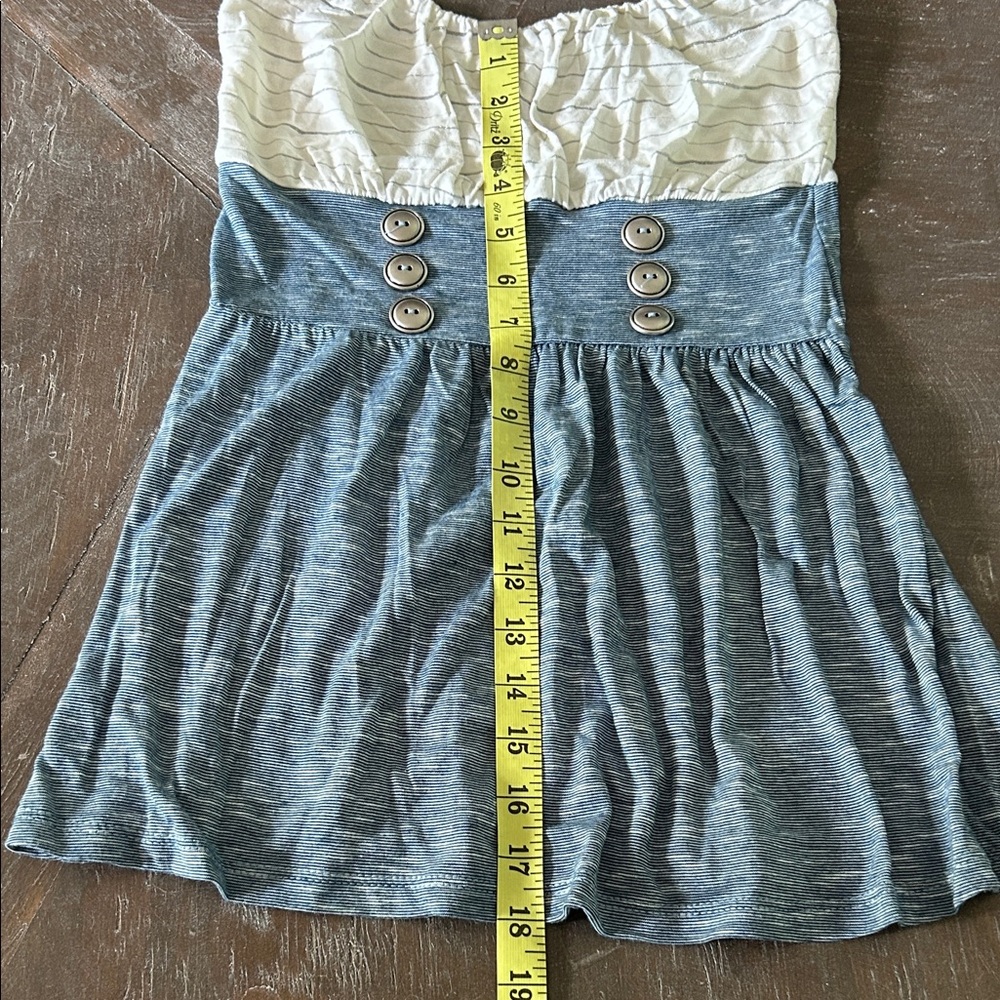 Wet Seal White and Black Striped Top - Picture 6 of 6
